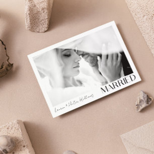 Faire-part Mini marié 3 Script photo QR Code Mariage
