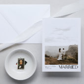 Faire-part Mini marié 3 Script photo QR Code Mariage