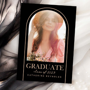 Faire-part minimaliste d'obtention d'un diplôme ph