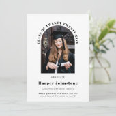 Faire-part minimaliste simple photo (Debout devant)