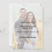 Faire-part Miracle In Making Ultrasound 2 Photo Baby Family (Dos)