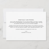 Faire-part Mise à jour mariage | Nous Allons Faire Du Micro (Dos)