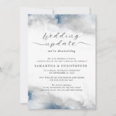 Faire-part Mise à jour sur la réduction des Mariages d'aquare (Devant)