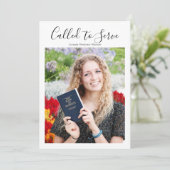 Faire-part missionnaire (Debout devant)