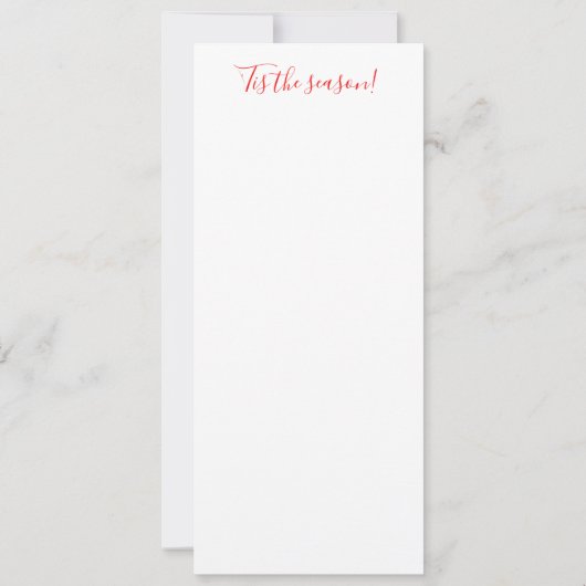 Faire-part Mistletoe Mischief 1950 Illustration Mode (Dos)