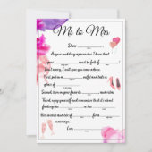 Faire-part Mme à Mme Libs blanc (Devant)