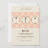 Faire-part mobile à trois clés (Devant)