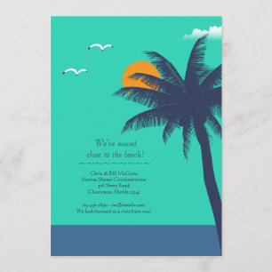 Faire-part mobile de climat tropical