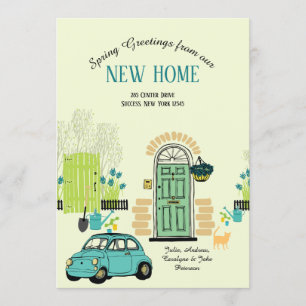 Faire-part mobile d'entrée principale de ressort