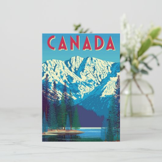 Faire-part mobile du Canada (Debout devant)