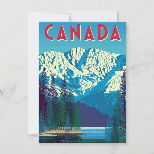 Faire-part mobile du Canada (Devant)