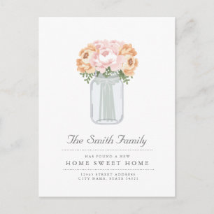 Faire-part mobile élégant de pot de maçon