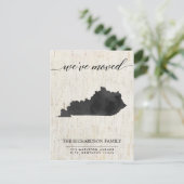 Faire-part mobile, état du Kentucky rustique (Debout devant)