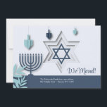 Faire-part mobile juif<br><div class="desc">Faites connaître à tout le monde votre nouvelle adresse avec cette belle faire-part aux éléments juifs. Parfait pour les salutations Hanoukka aussi!. (Photo de Freepik). La carte est facile à customiser avec votre libellé, police et couleur de police. Pas exactement ce que vous cherchez ? Tous nos produits peuvent être...</div>