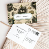 Faire-part mobile personnalisable // Oiseau Vintag