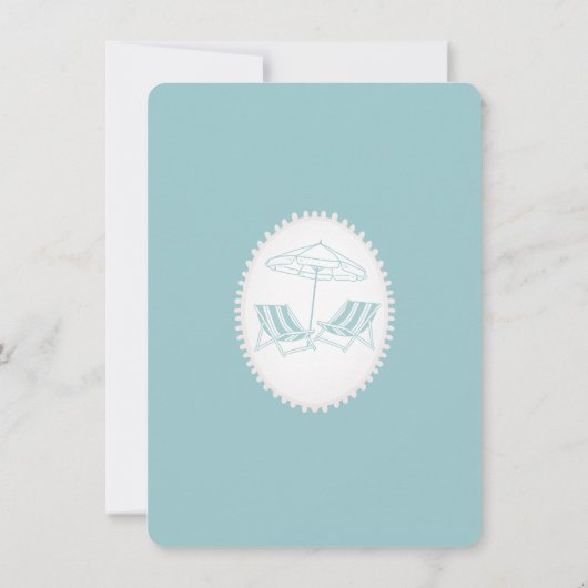 Faire-part mobile Transats (Dos)