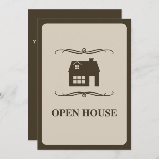 faire-part mod open house (Devant / Derrière)