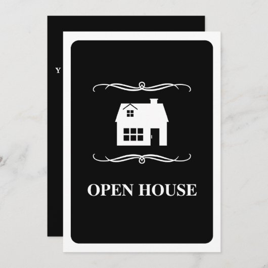 faire-part mod open house (Devant / Derrière)
