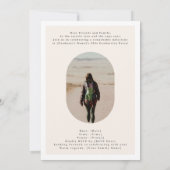 Faire-part Modern Arch High School Photo Graduate (Dos)