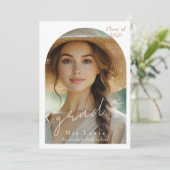 Faire-part Modern Arch Photo Graduation (Debout devant)