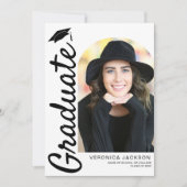 Faire-part Modern Arch Photo Graduation (Devant)