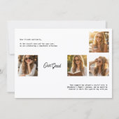 Faire-part Modern Class of 2026 Multi Photo Graduation (Dos)