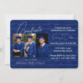 Faire-part Modern Graduation Party Photo Display (Devant)