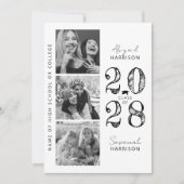 Faire-part Modern Joint Graduation Photo (Devant)