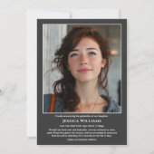 Faire-part Modern Laurels 3 Photo Class of 2026 Graduation  (Dos)