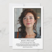 Faire-part Modern Laurels 3 Photo Class of 2026 Graduation  (Dos)