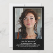 Faire-part Modern Laurels 3 Photo Class of 2026 Graduation (Dos)