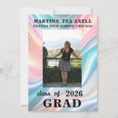 Faire-part Modern Photo Graduation Announcement (Devant)