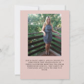 Faire-part Modern Photo Graduation Announcement (Dos)