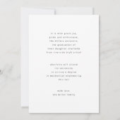 Faire-part Modern Script Photo Arch Graduation Announcement (Dos)