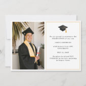 Faire-part Modern Trendy 7 Photo Graduation Collage (Dos)