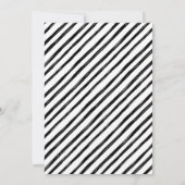 Faire-part Moderne 4 Photo Collage noir blanc Fiançailles (Dos)