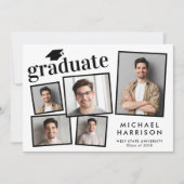 Faire-part Moderne 5 - Diplôme photo (Devant)