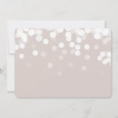 Faire-part Moderne Bokeh Lights 3 Diplôme photo (Dos)