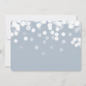 Faire-part Moderne Bokeh Lights 3 Diplôme photo (Dos)