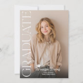 Faire-part Moderne Casual Simple Tendance 6 photos remise de (Devant)