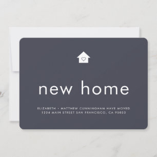 Faire-part Moderne couleur vive Minimaliste Nouvelle maison
