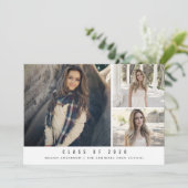 Faire-part moderne de graduation photo (Debout devant)
