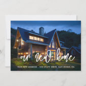 Faire-part moderne de photo mobile contemporain (Devant)