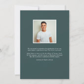 Faire-part Moderne | Diplôme photo (Dos)