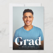 Faire-part Moderne | Diplôme photo (Devant)