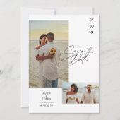 Faire-Part Moderne et Simple de Photo de Sauvegard (Devant)