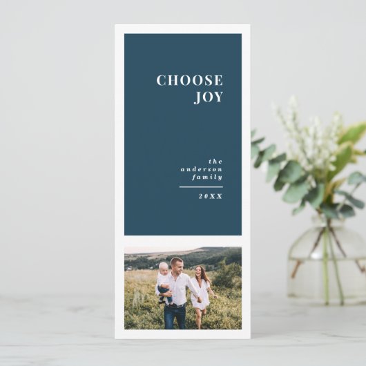 Faire-part Moderne, graphique minima noël multi photo (Debout devant)