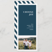 Faire-part Moderne, graphique minima noël multi photo (Devant / Derrière)