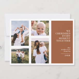 Faire-part Moderne, graphique remerciant noël multi photo