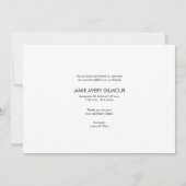 Faire-part Moderne Introduction Baby Merci Photos Naissance (Dos)